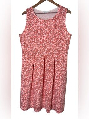 Gilli Pink Floral Sleeveless Dress Women’s Small Boho Fit & Flare